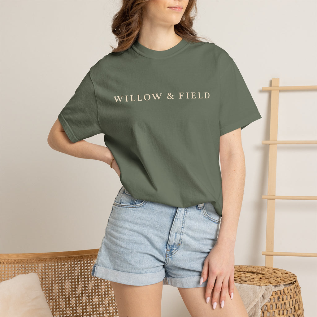 Willow & Field Logo T‑Shirt — Minimalist Brand Tee