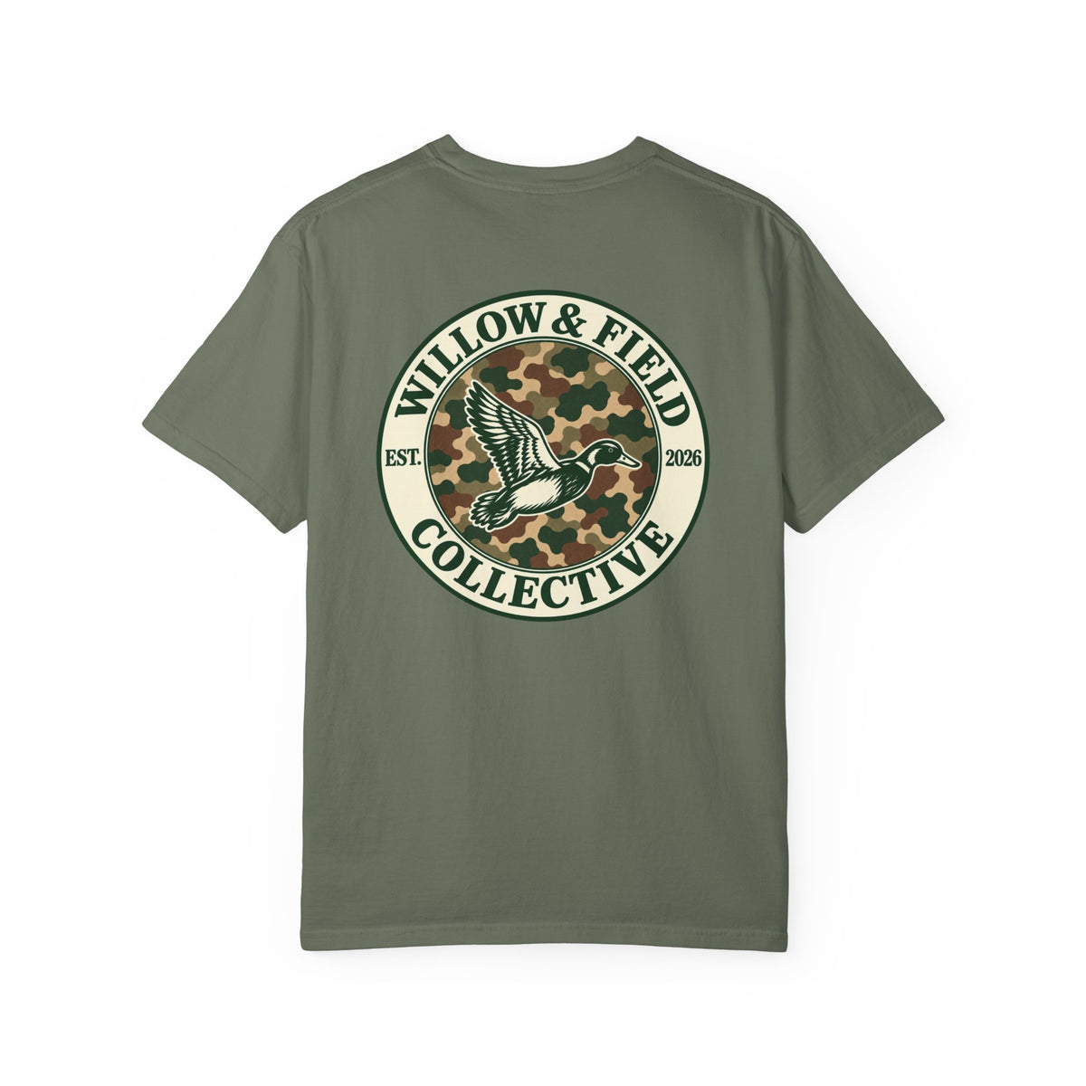 Willow & Field Collective Camo Duck T-Shirt