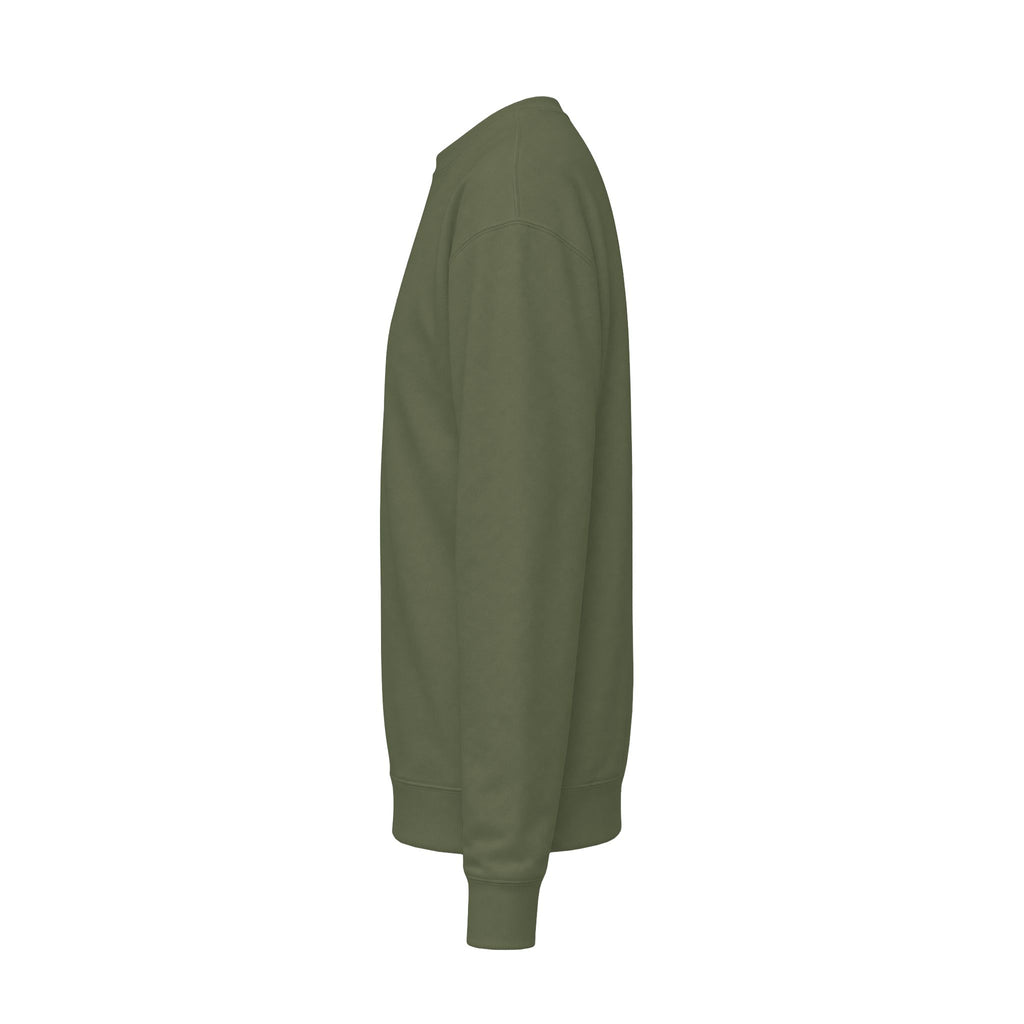 Willow & Field Crewneck Sweatshirt – Minimal Text Logo Pullover