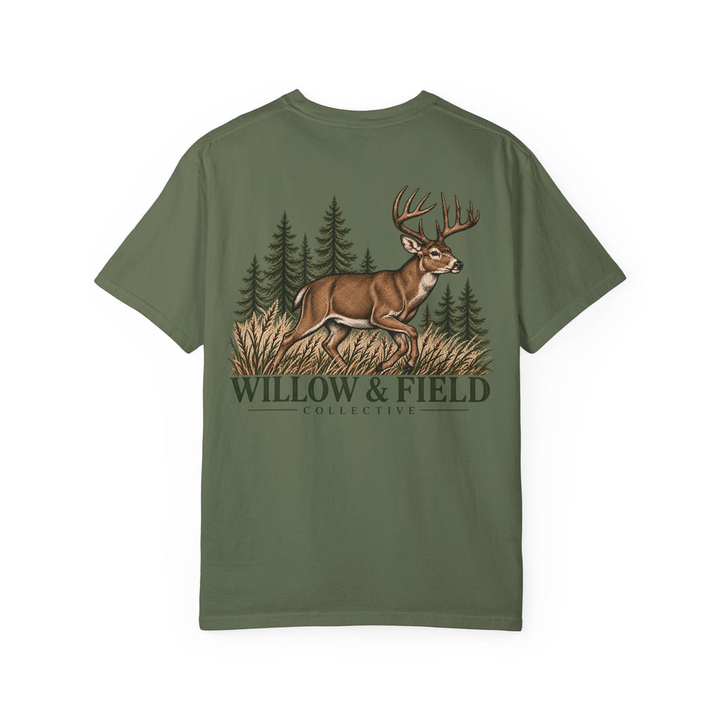 Deer Forest Graphic T-Shirt — "Willow & Field"