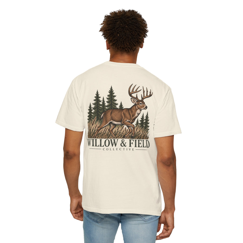 Deer Forest Graphic T-Shirt — "Willow & Field"