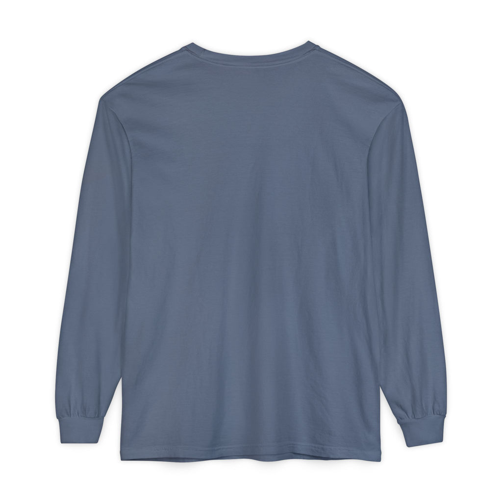 Willow & Field Long Sleeve Tee — Rustic Logo Garment-Dyed Shirt