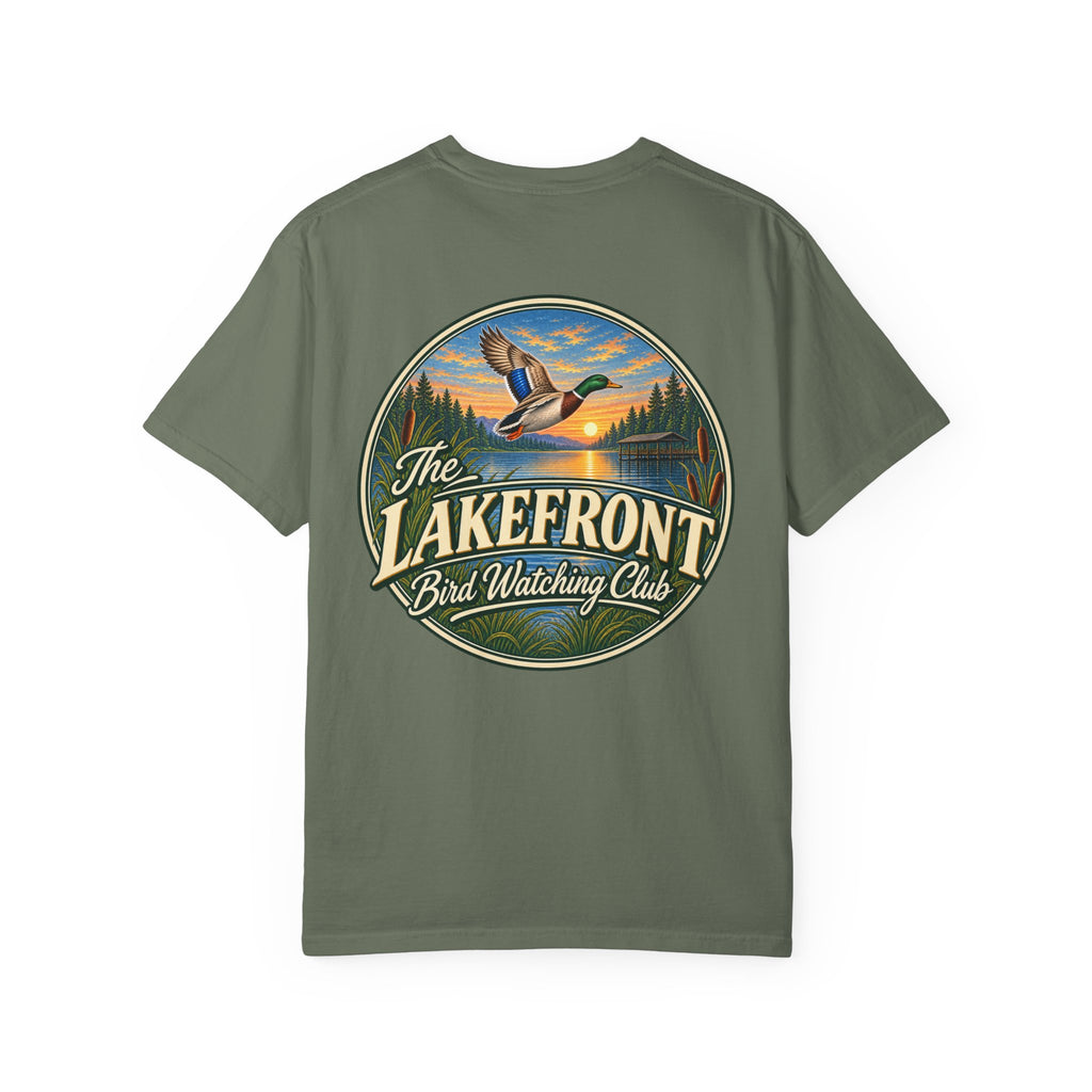 Lakefront Bird Watching Club T-Shirt — Willow Field Graphic Tee