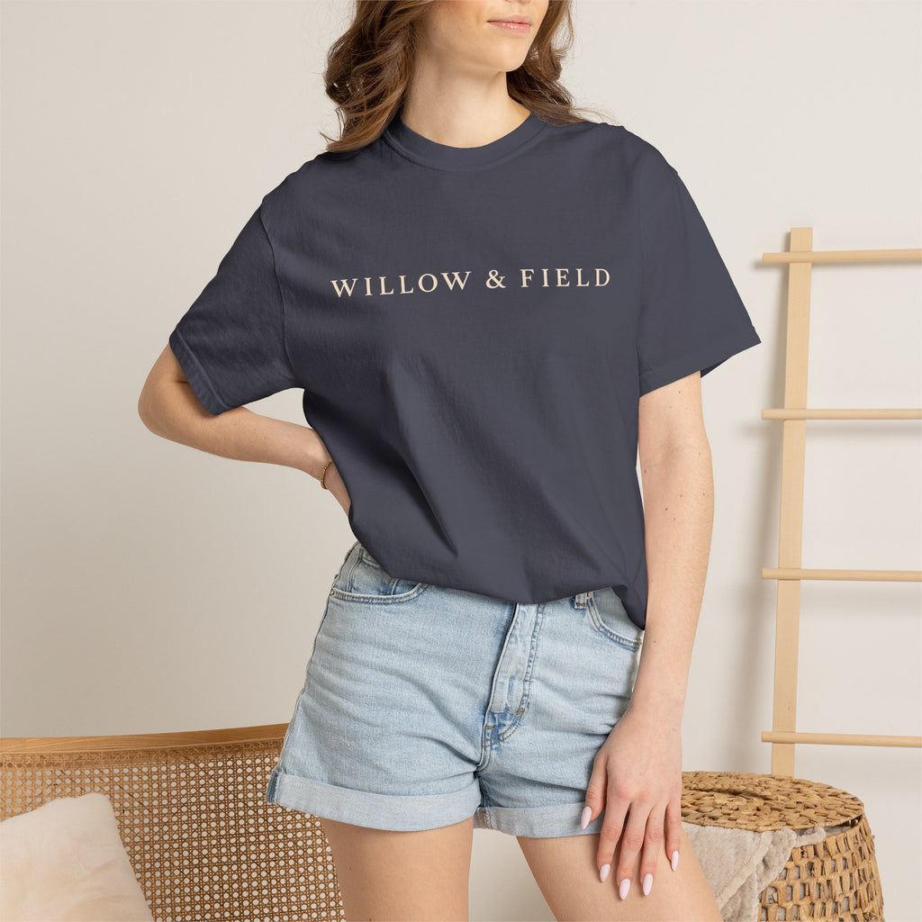 Willow & Field Logo T‑Shirt — Minimalist Brand Tee