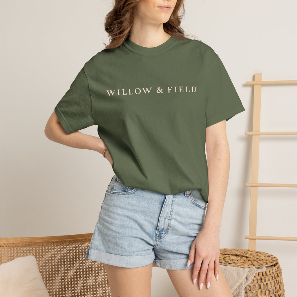 Willow & Field Logo T‑Shirt — Minimalist Brand Tee
