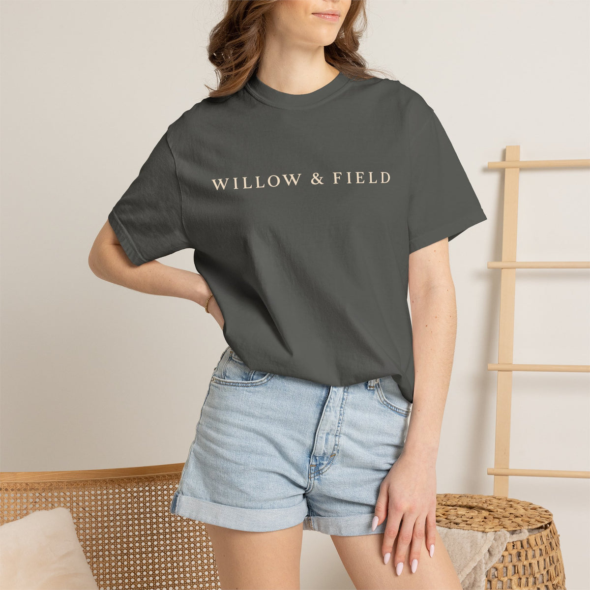 Willow & Field Logo T‑Shirt — Minimalist Brand Tee