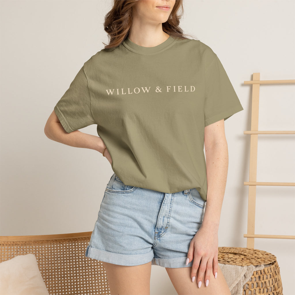 Willow & Field Logo T‑Shirt — Minimalist Brand Tee