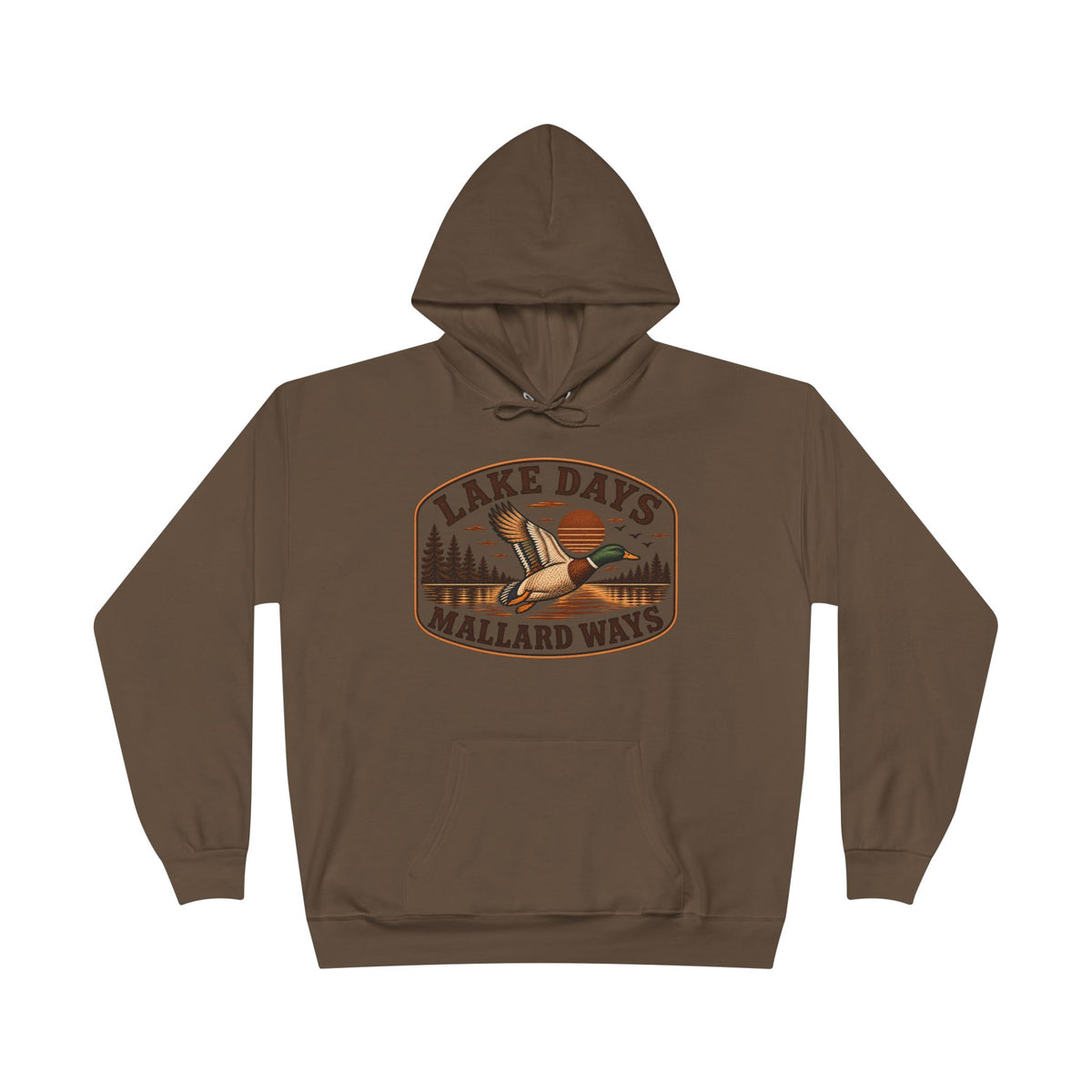 Lake Days Mallard Ways Hoodie — Vintage Duck Hunting Pullover for Outdoorsmen