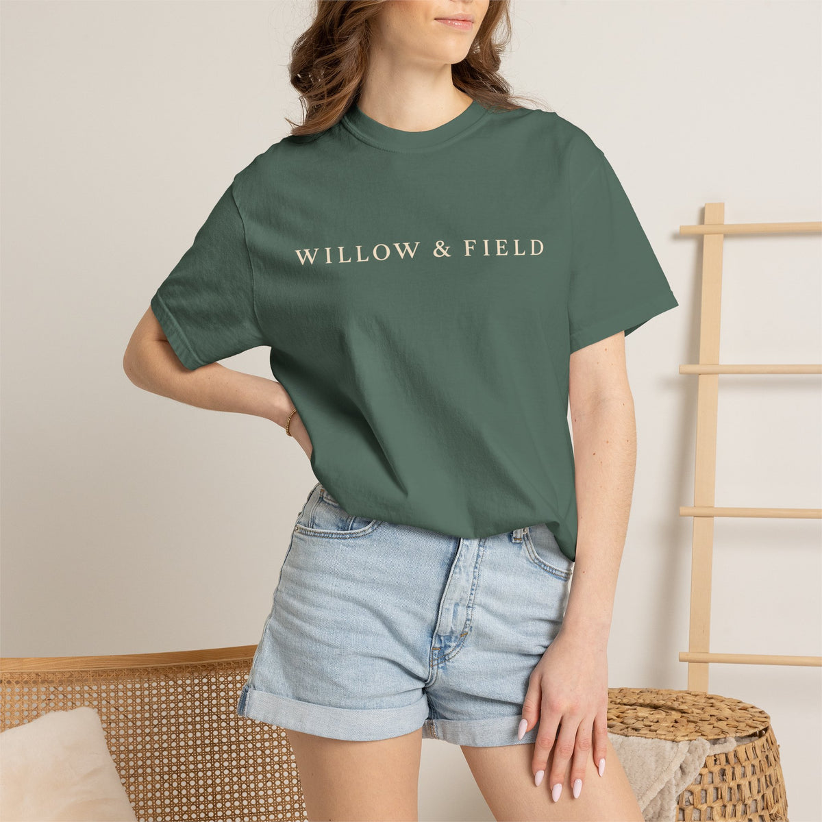 Willow & Field Logo T‑Shirt — Minimalist Brand Tee