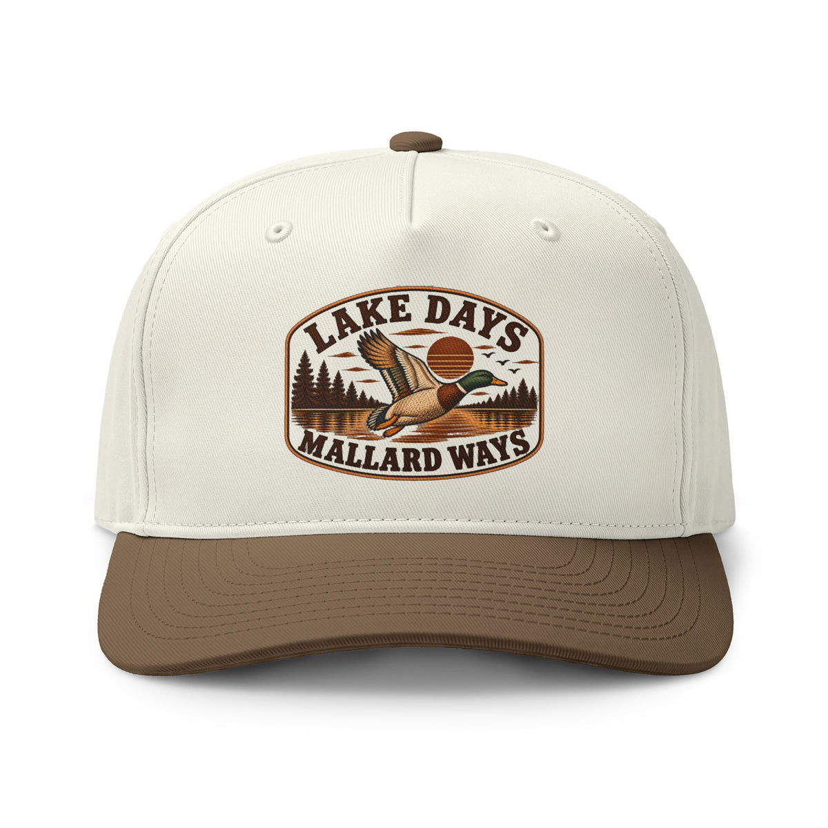 Trucker Hat — "Lake Days Mallard Ways" Vintage Duck Hunting Cap