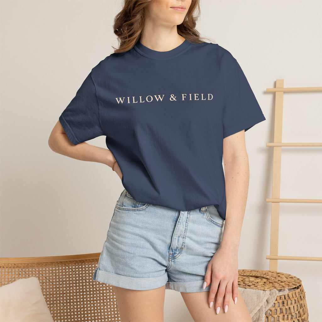 Willow & Field Logo T‑Shirt — Minimalist Brand Tee