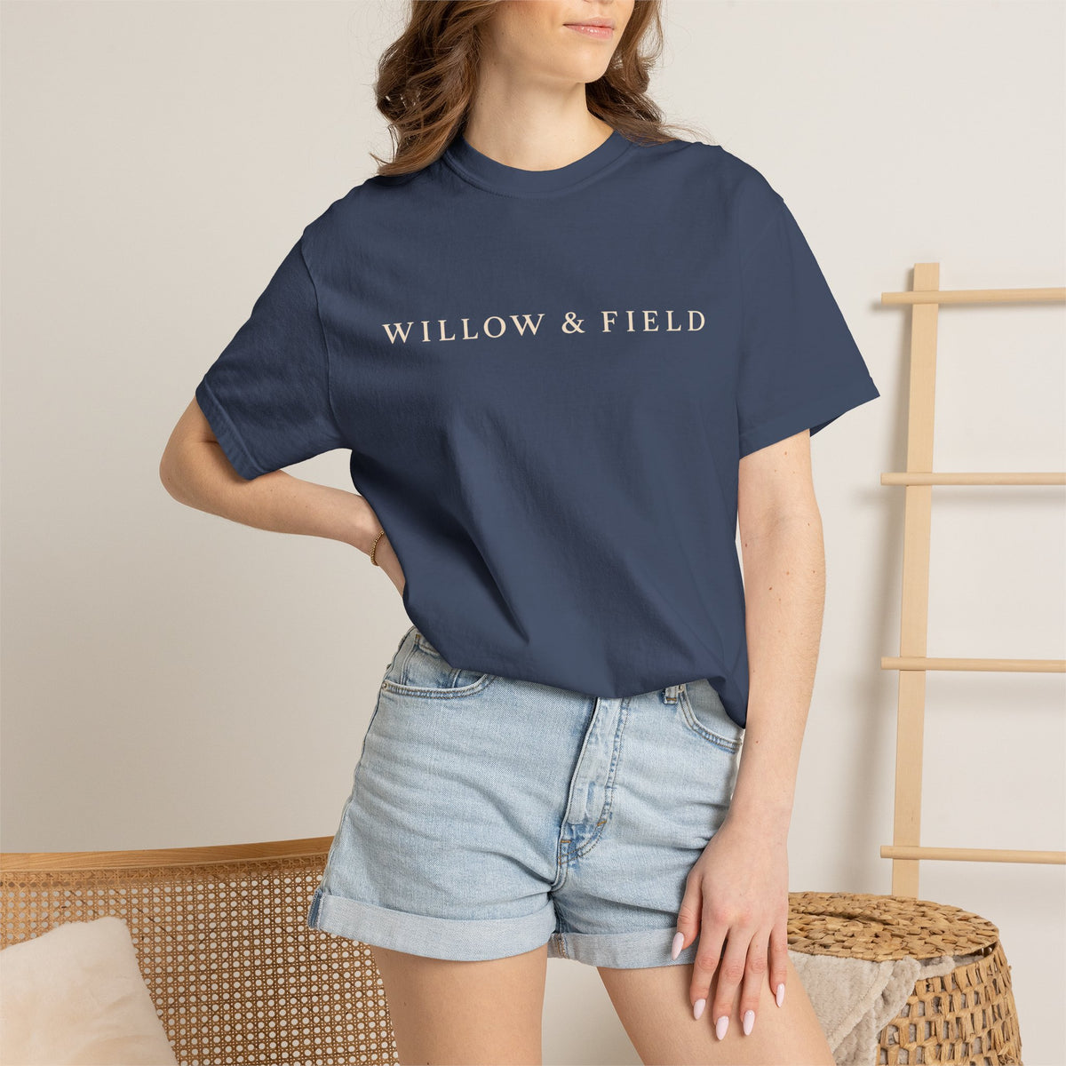 Willow & Field Logo T‑Shirt — Minimalist Brand Tee