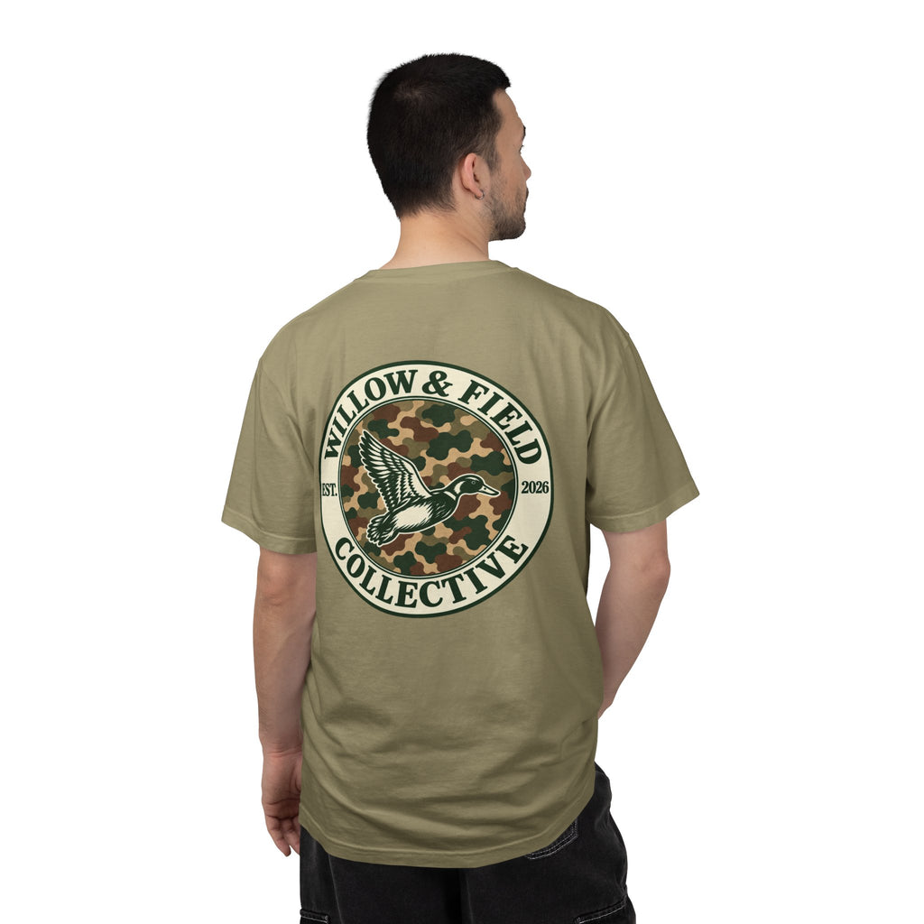 Willow & Field Collective Camo Duck T-Shirt