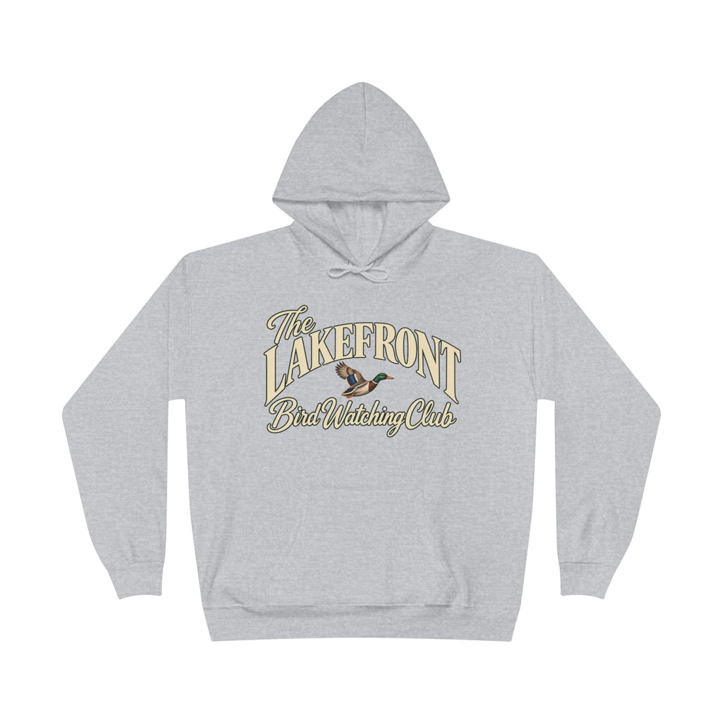 Lakefront Bird Watching Club Hoodie — Retro Nature Pullover