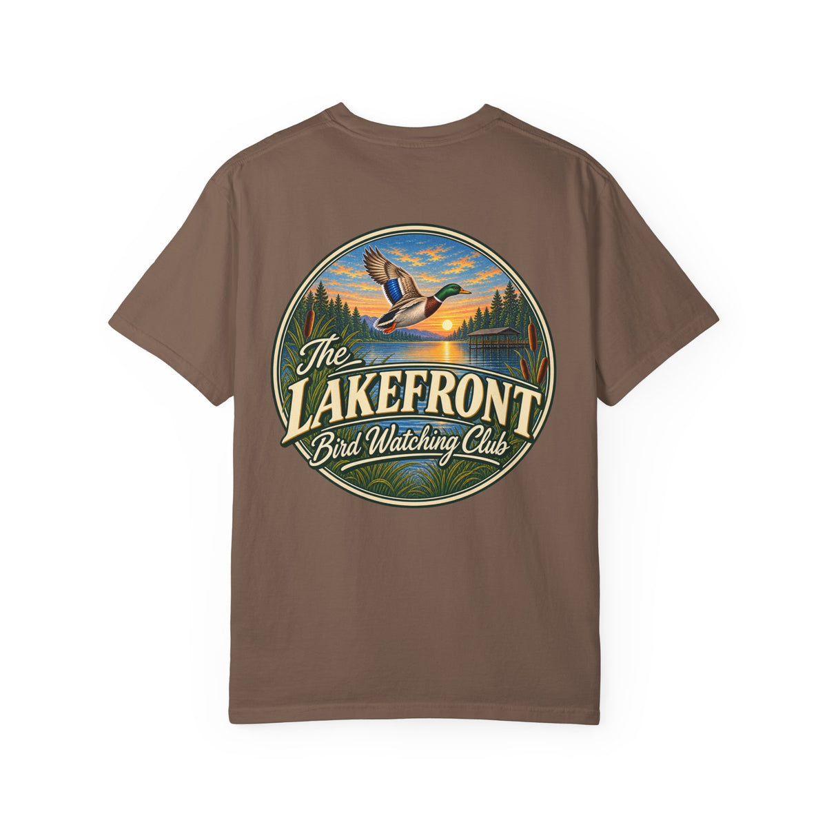 Lakefront Bird Watching Club T-Shirt — Willow Field Graphic Tee