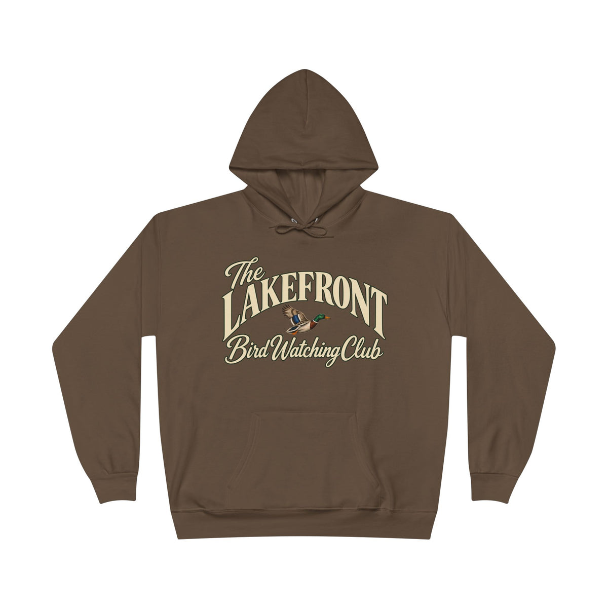 Lakefront Bird Watching Club Hoodie — Retro Nature Pullover