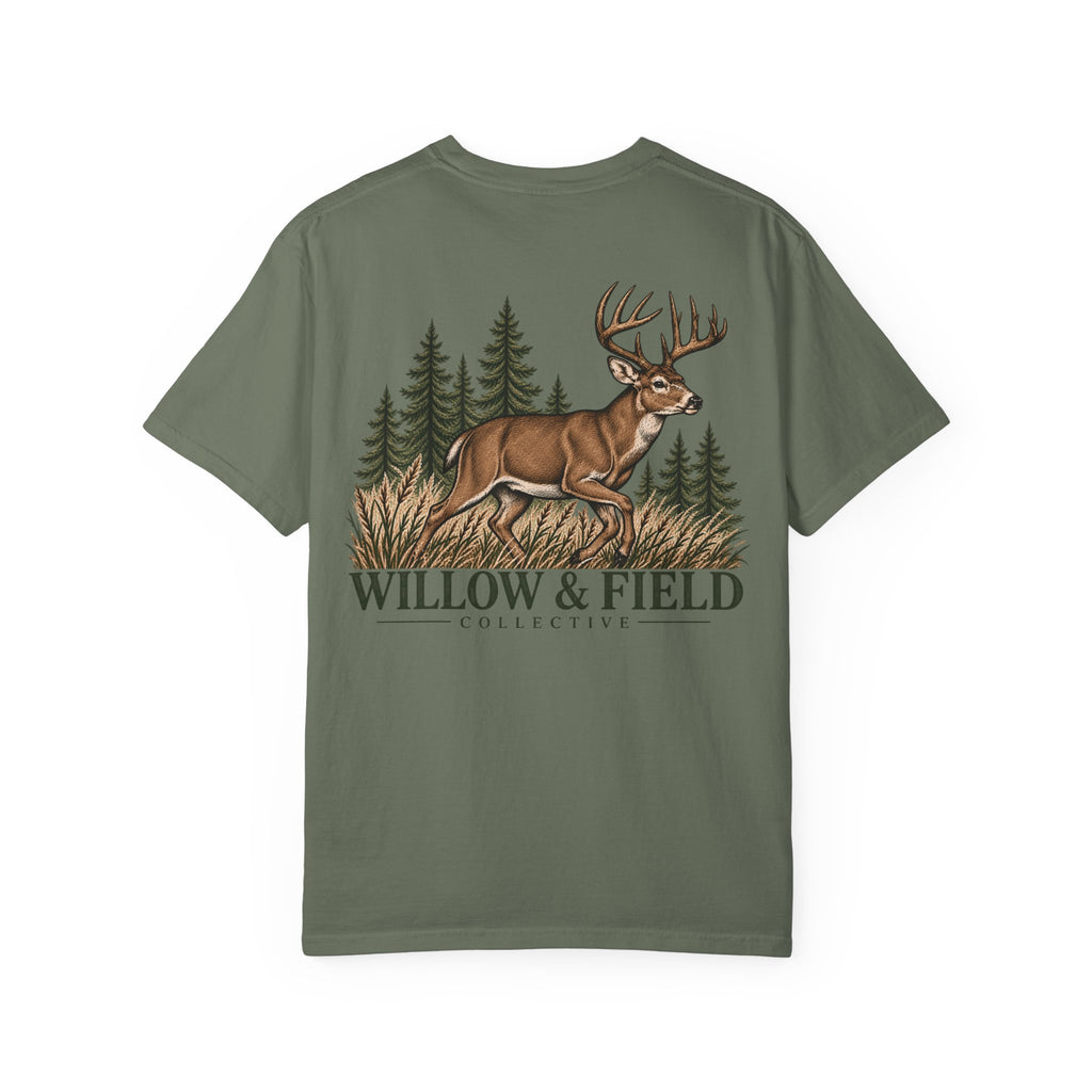 Deer Forest Graphic T-Shirt — "Willow & Field"