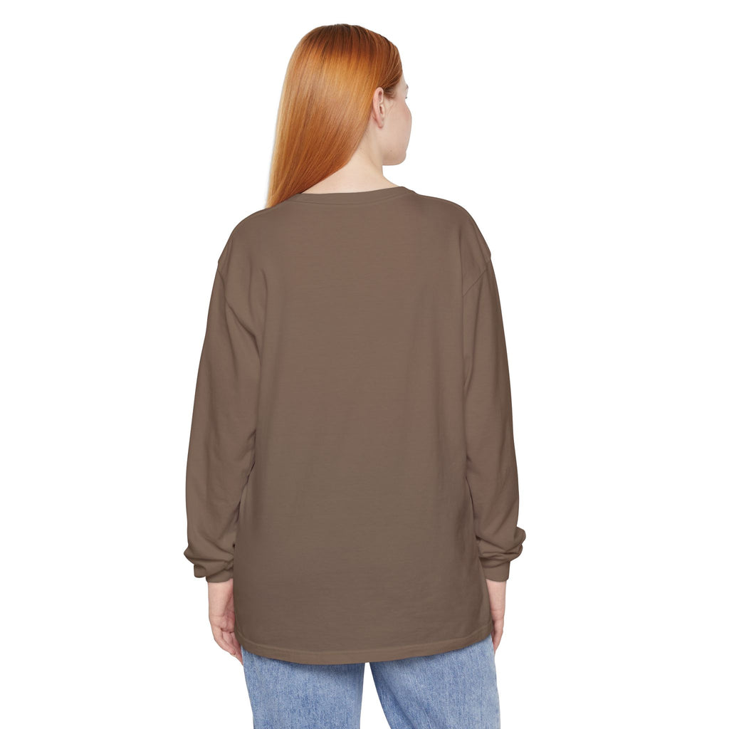 Willow & Field Long Sleeve Tee — Rustic Logo Garment-Dyed Shirt