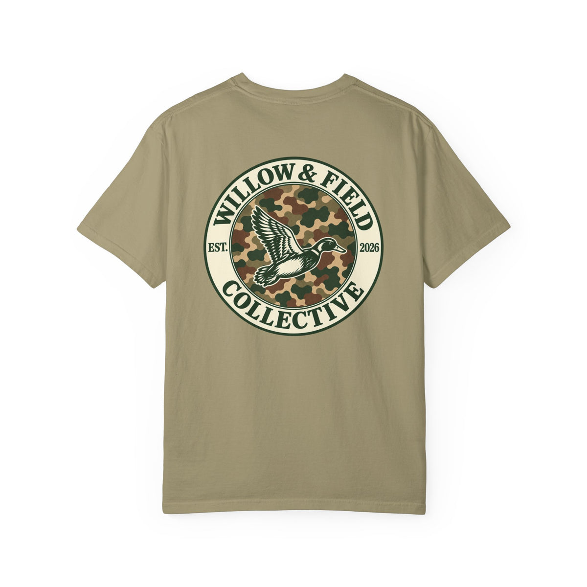Willow & Field Collective Camo Duck T-Shirt