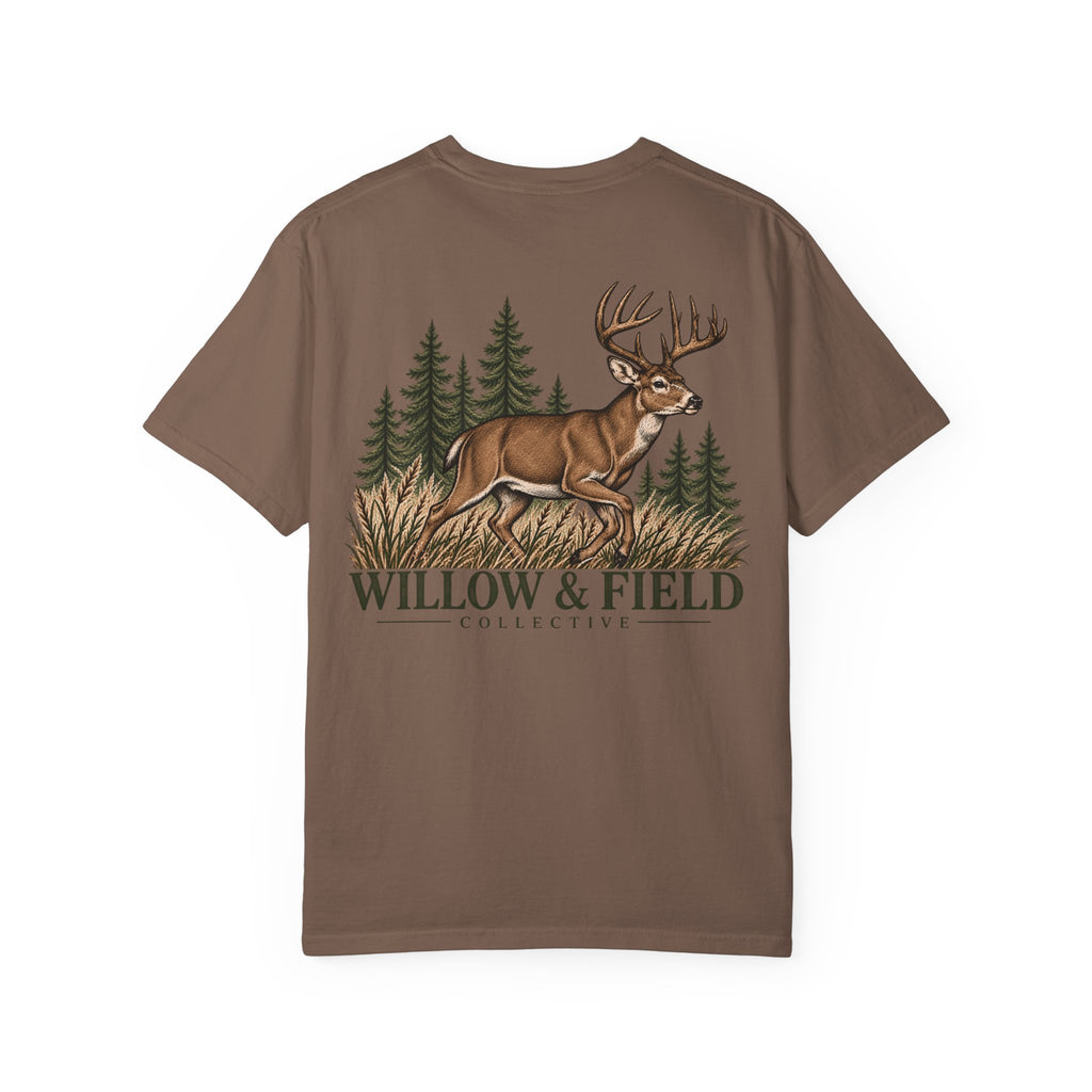 Deer Forest Graphic T-Shirt — "Willow & Field"