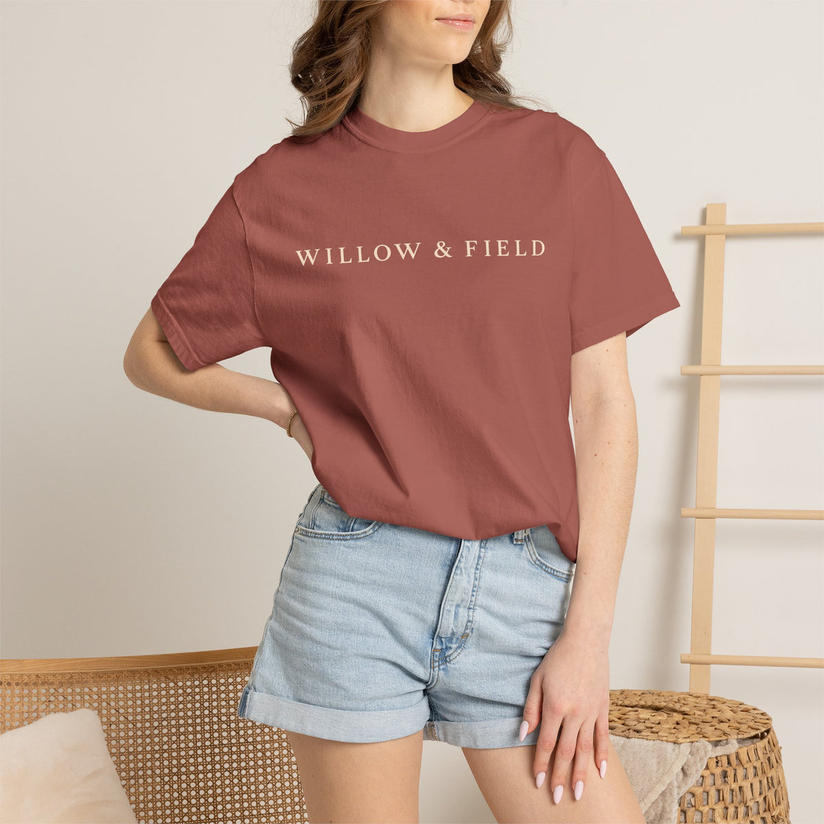 Willow & Field Logo T‑Shirt — Minimalist Brand Tee