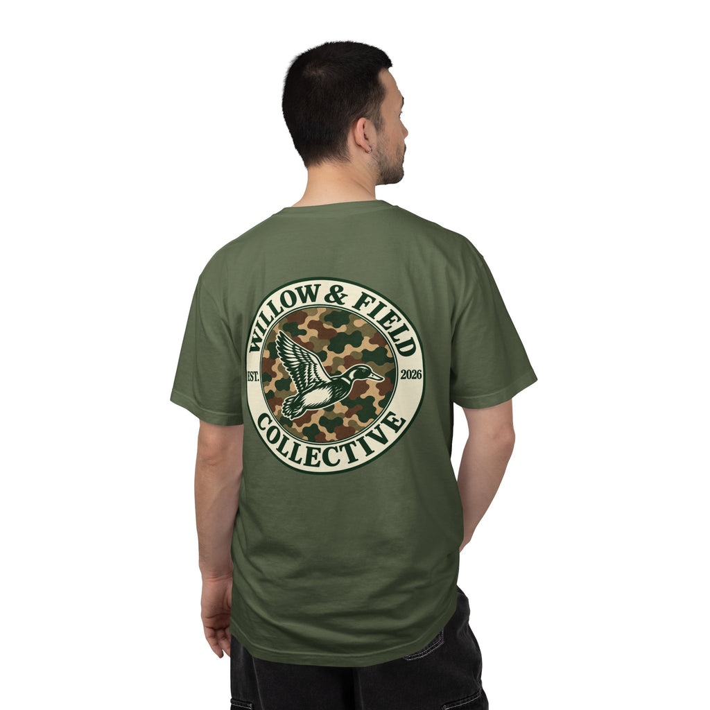 Willow & Field Collective Camo Duck T-Shirt