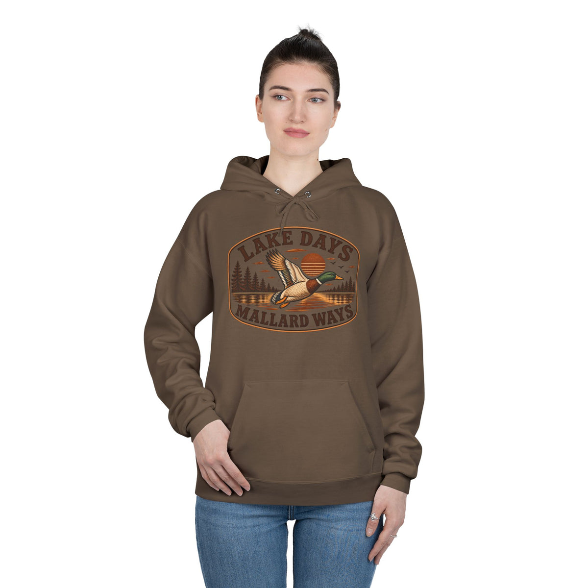 Lake Days Mallard Ways Hoodie — Vintage Duck Hunting Pullover for Outdoorsmen