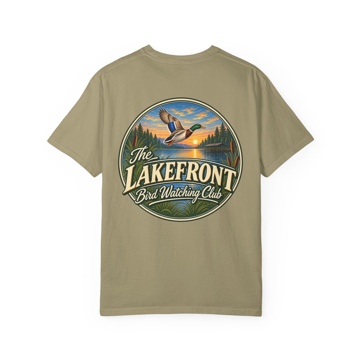 Lakefront Bird Watching Club T-Shirt — Willow Field Graphic Tee