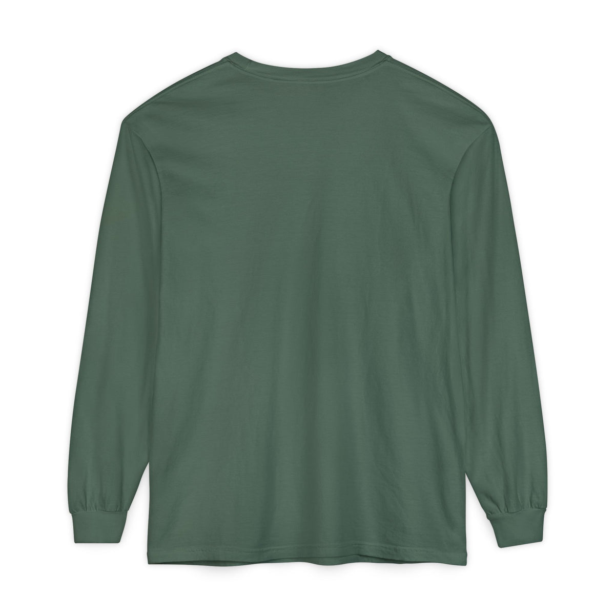Willow & Field Long Sleeve Tee — Rustic Logo Garment-Dyed Shirt