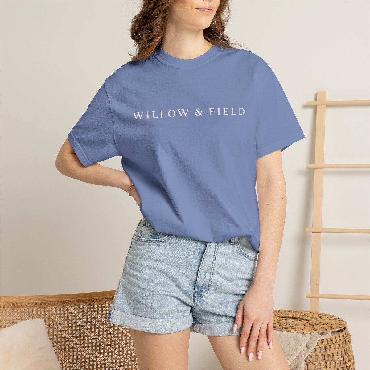 Willow & Field Logo T‑Shirt — Minimalist Brand Tee
