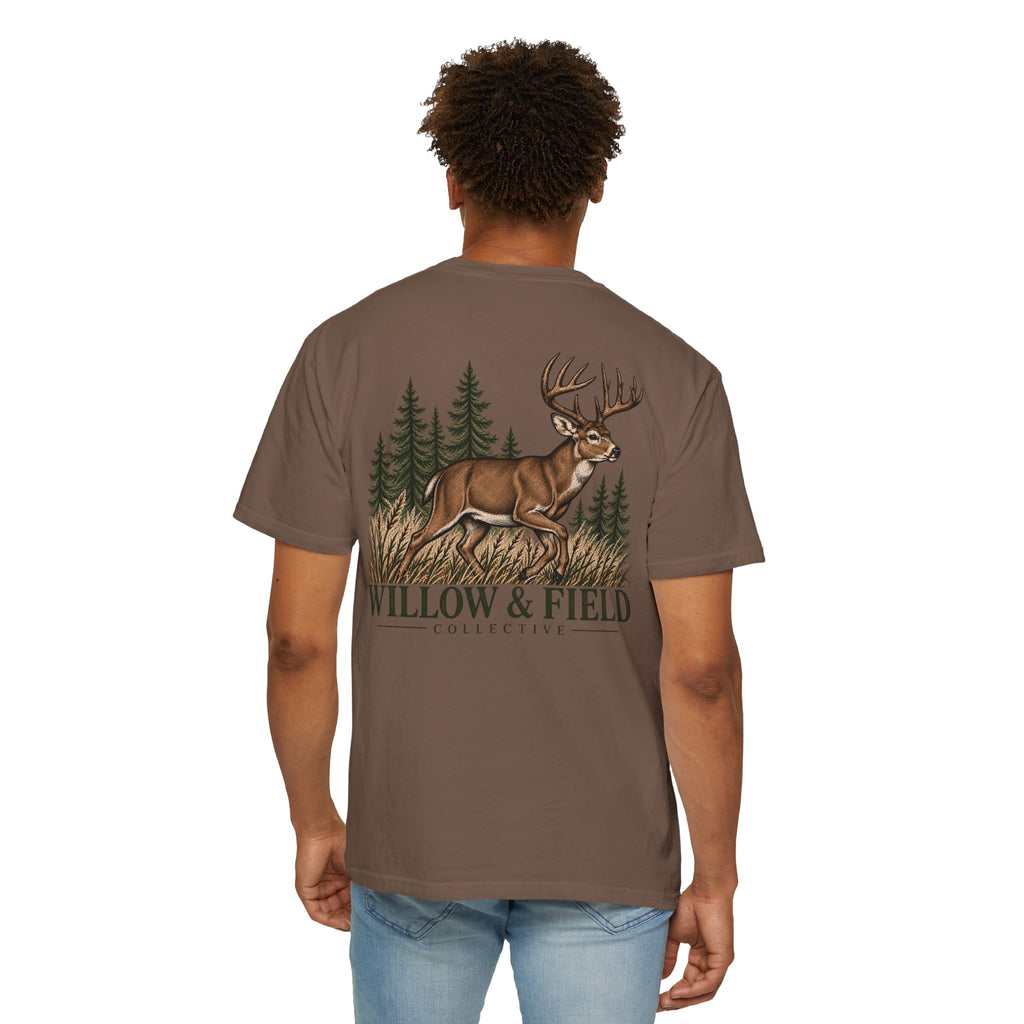 Deer Forest Graphic T-Shirt — "Willow & Field"