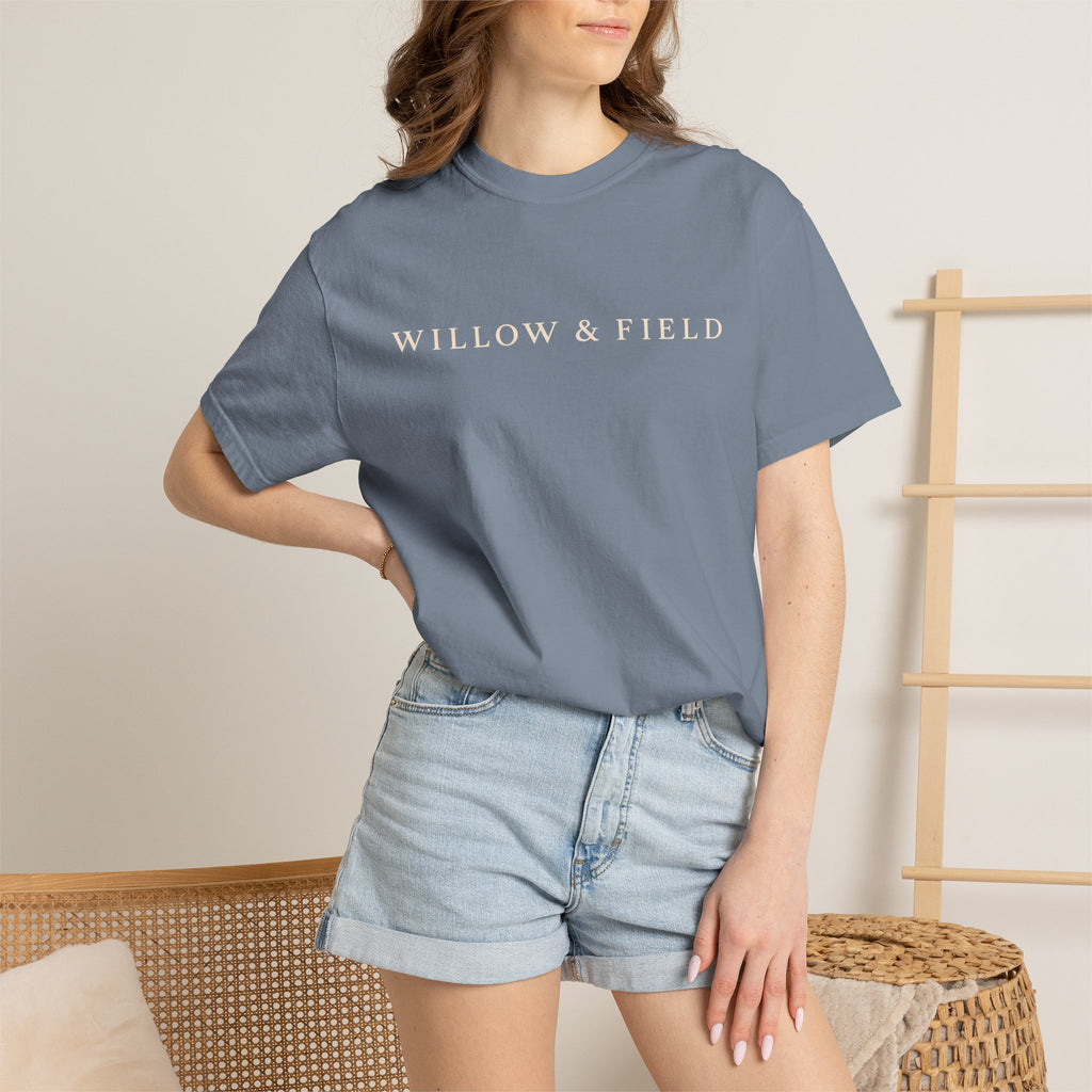Willow & Field Logo T‑Shirt — Minimalist Brand Tee