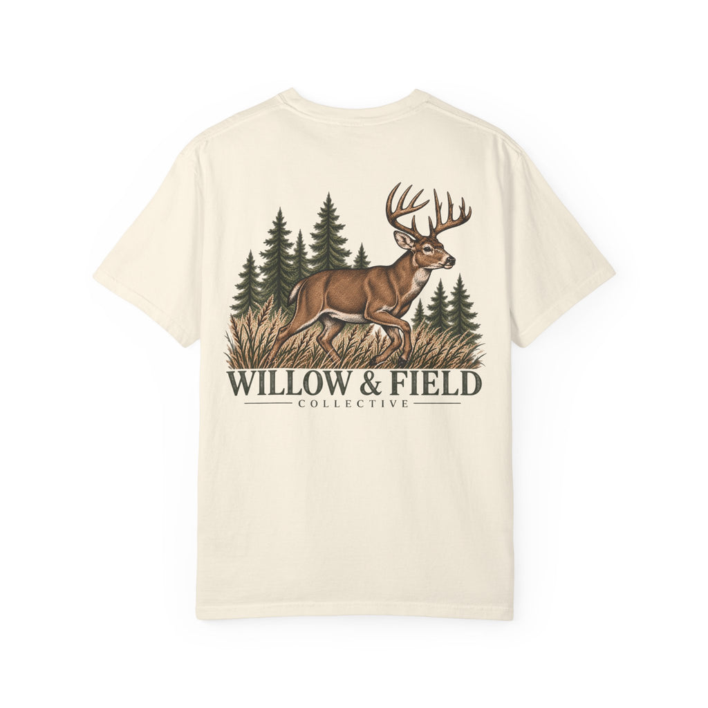 Deer Forest Graphic T-Shirt — "Willow & Field"