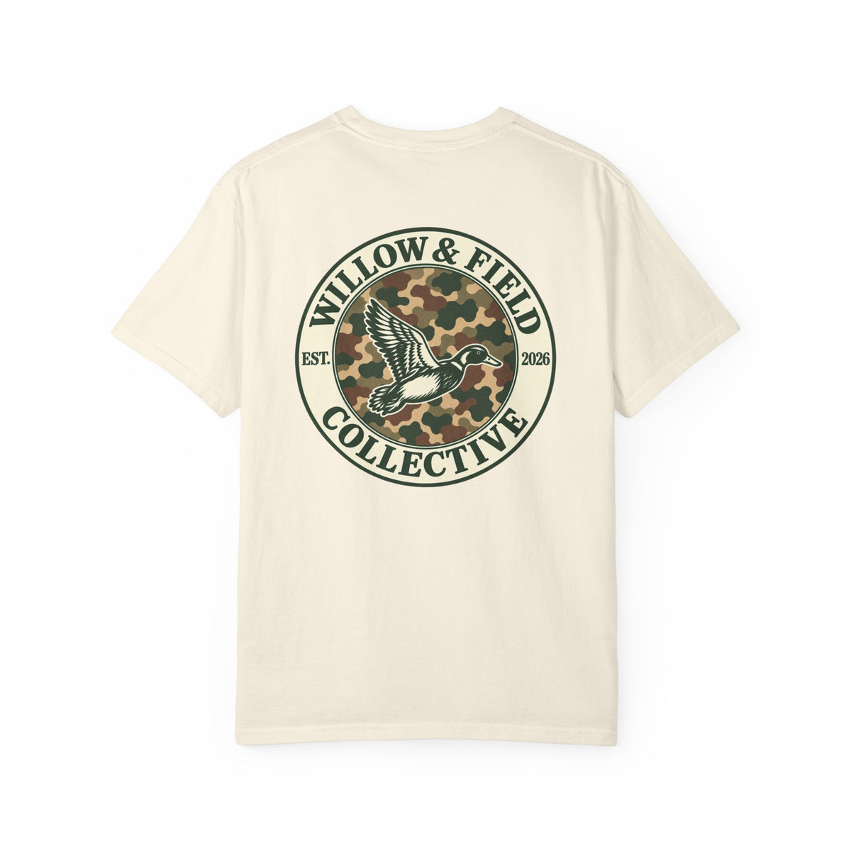 Willow & Field Collective Camo Duck T-Shirt