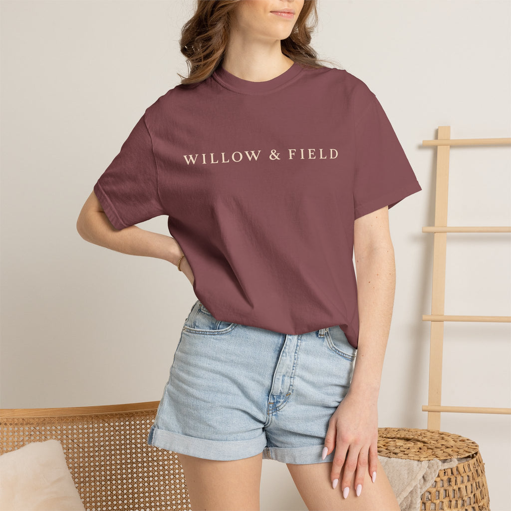 Willow & Field Logo T‑Shirt — Minimalist Brand Tee